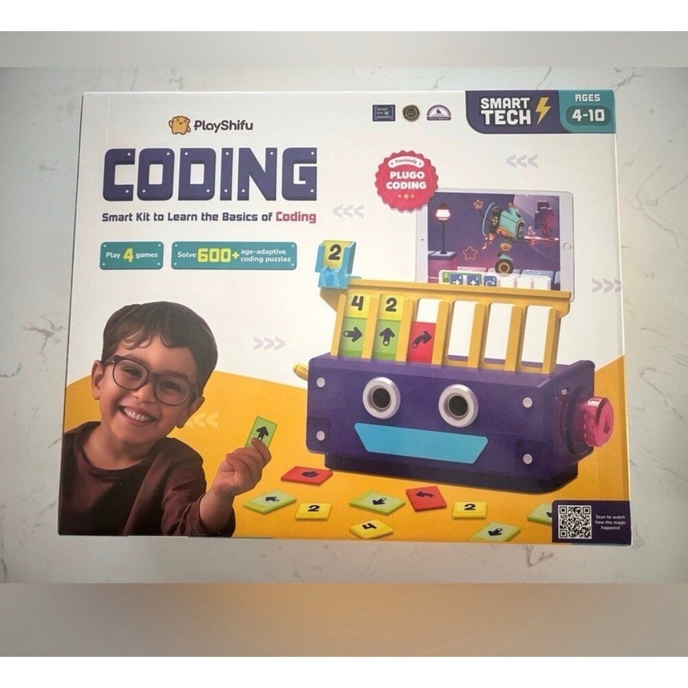 PlayShifu Plugo Coding Kit – STEM Toy for Kids | Interactive Games & Puzzles-NIB